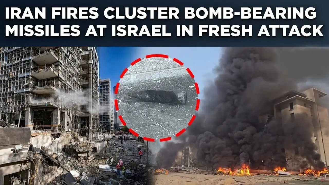 Iran attacks Israel with cluster bombs and ballistic missiles