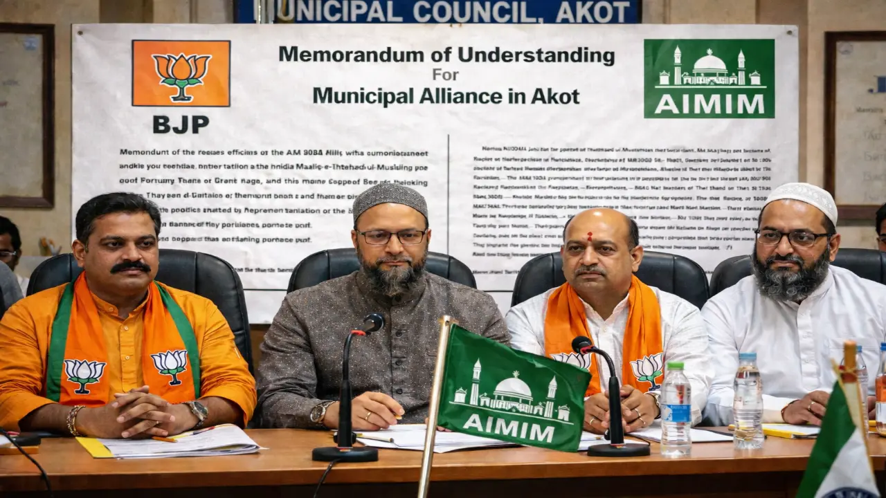 BJP-AIMIM alliance in Maharashtra