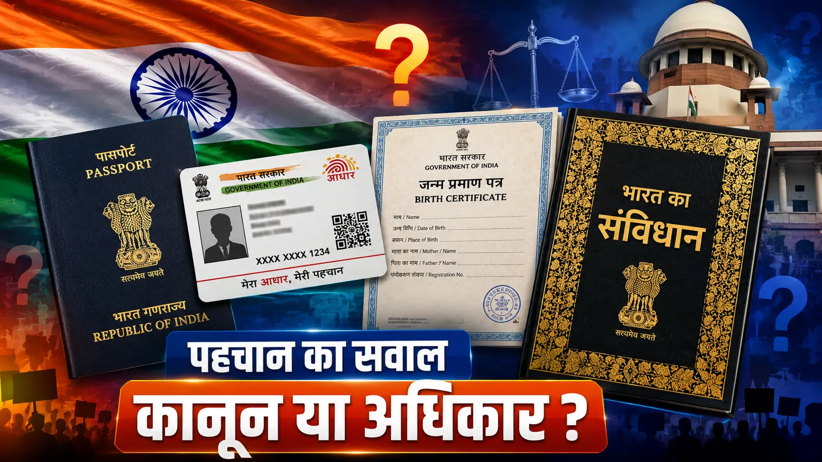 bharat mein nagrikta praman dastavej