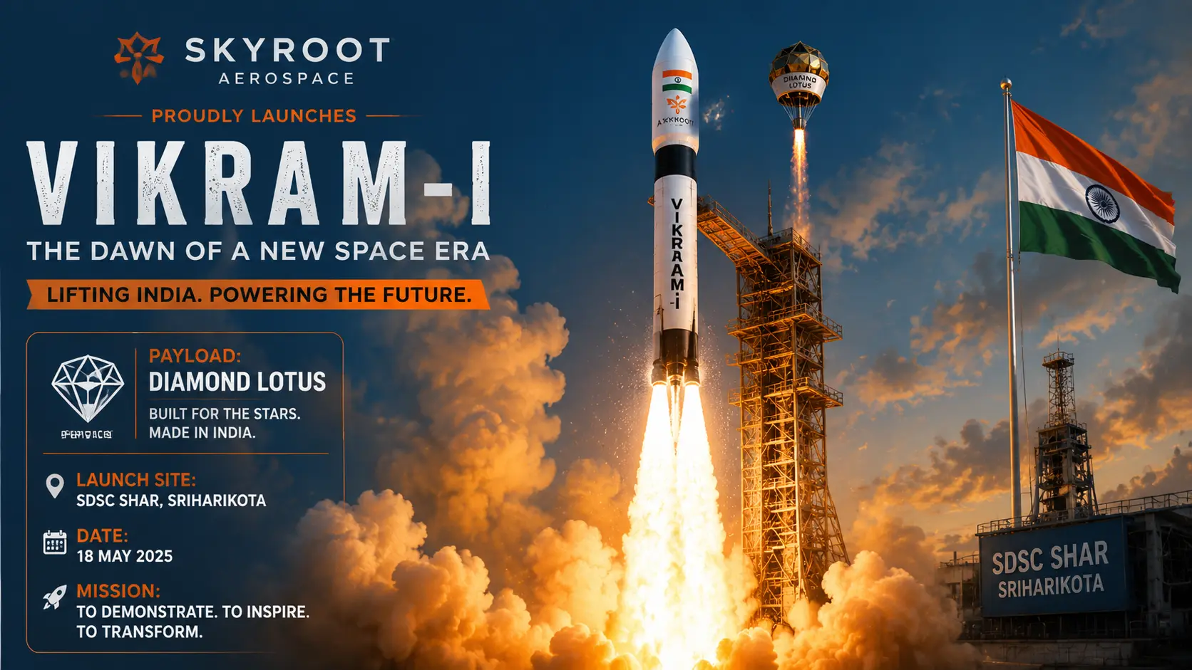 Skyroot Vikram-1 rocket